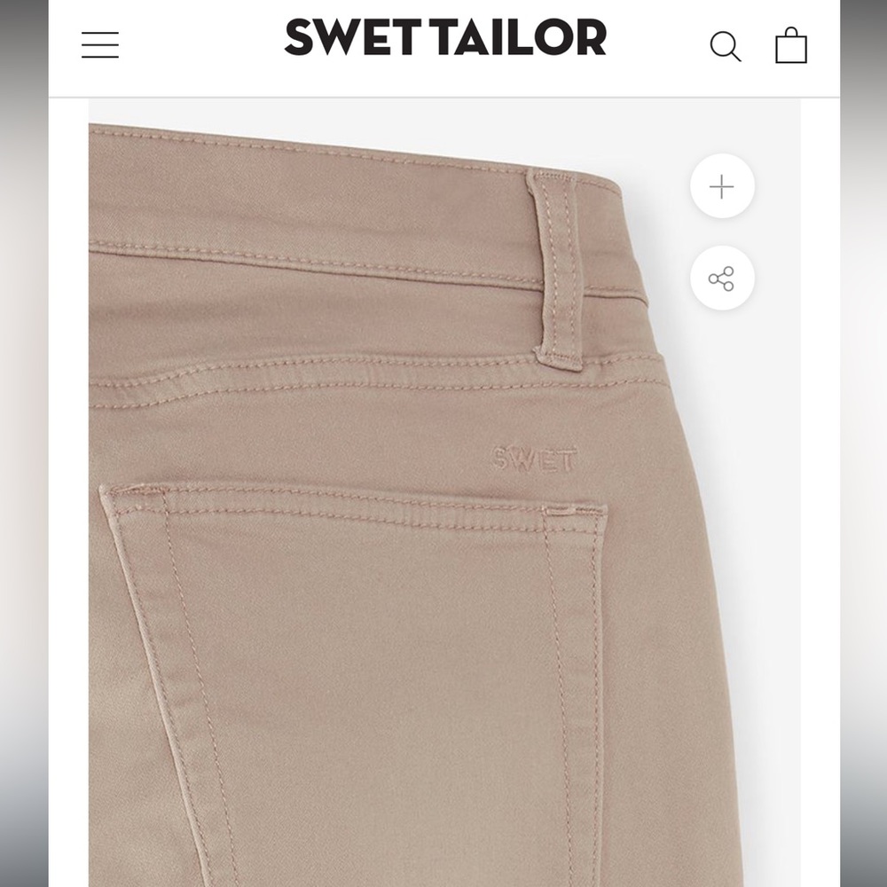 NEW Swet Tailor Duo Pants True Khaki size 30x30 slim fit - Picture 14 of 16